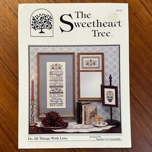 Do All Things With Love Cross Stitch Pattern 1988
